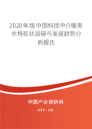 2020年科技中介服务市场调研与前景预测
